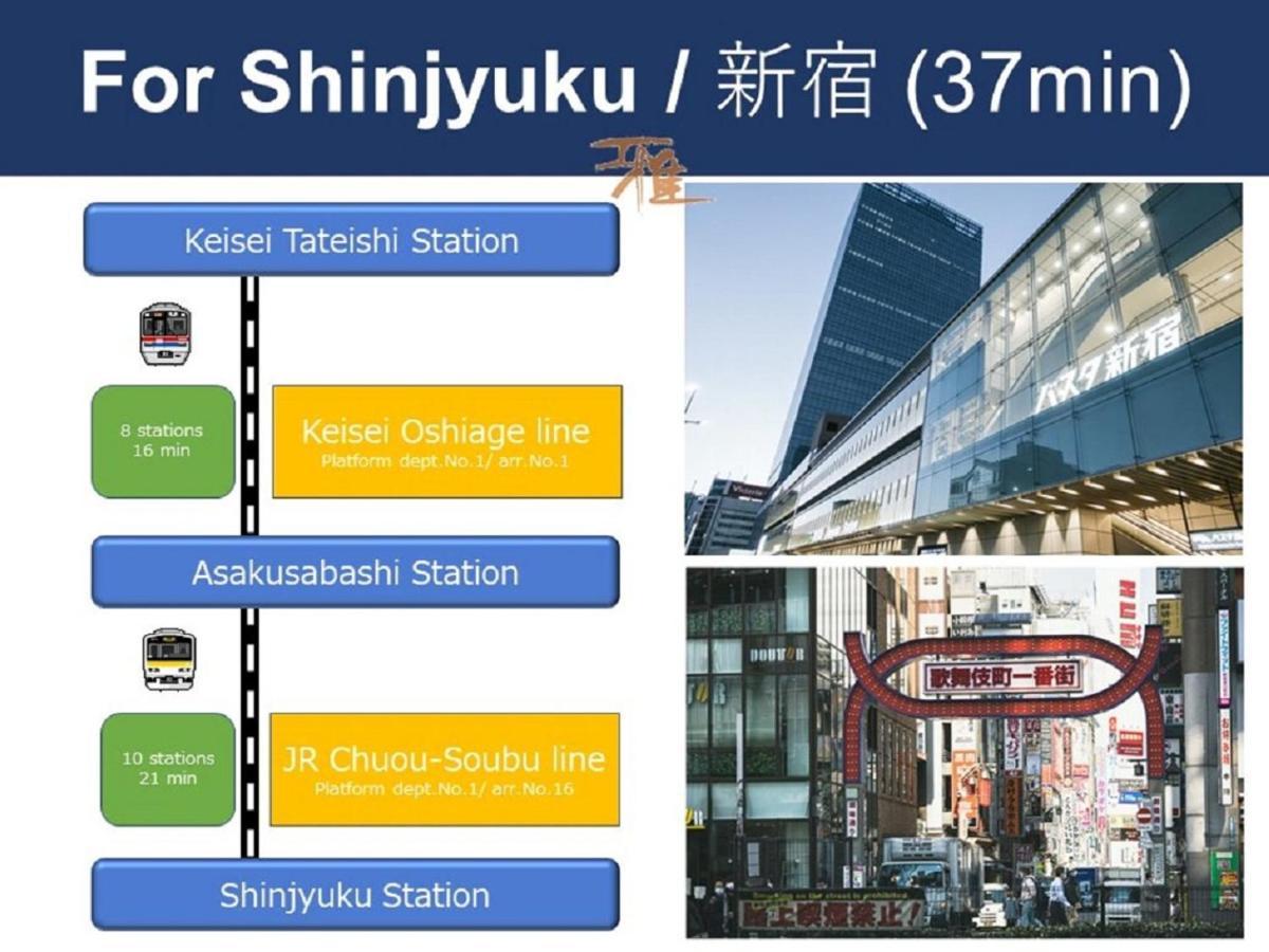 Vacation Rental Miyabi/Downtown/Tokyo Airport Bagian luar foto